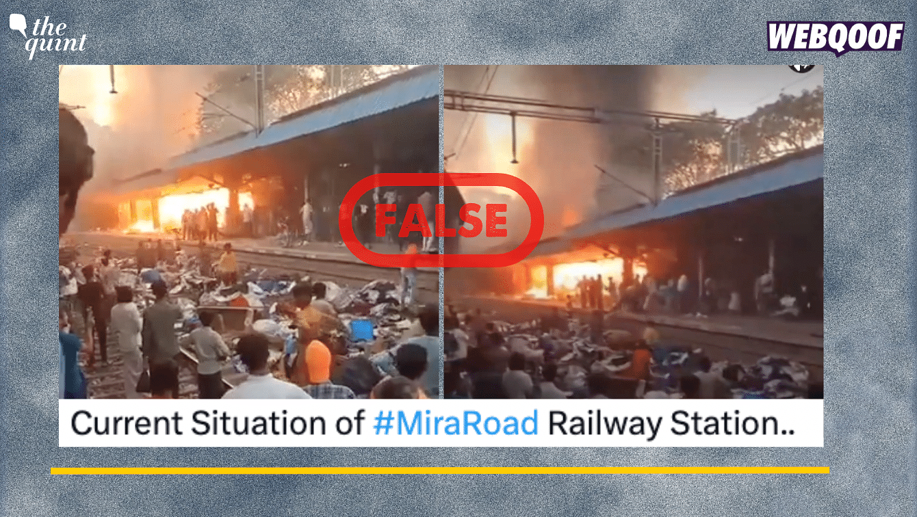 <div class="paragraphs"><p>Fact-Check: These visuals are from Kolkata's Santoshpur railway station and not Mira Road.</p></div>