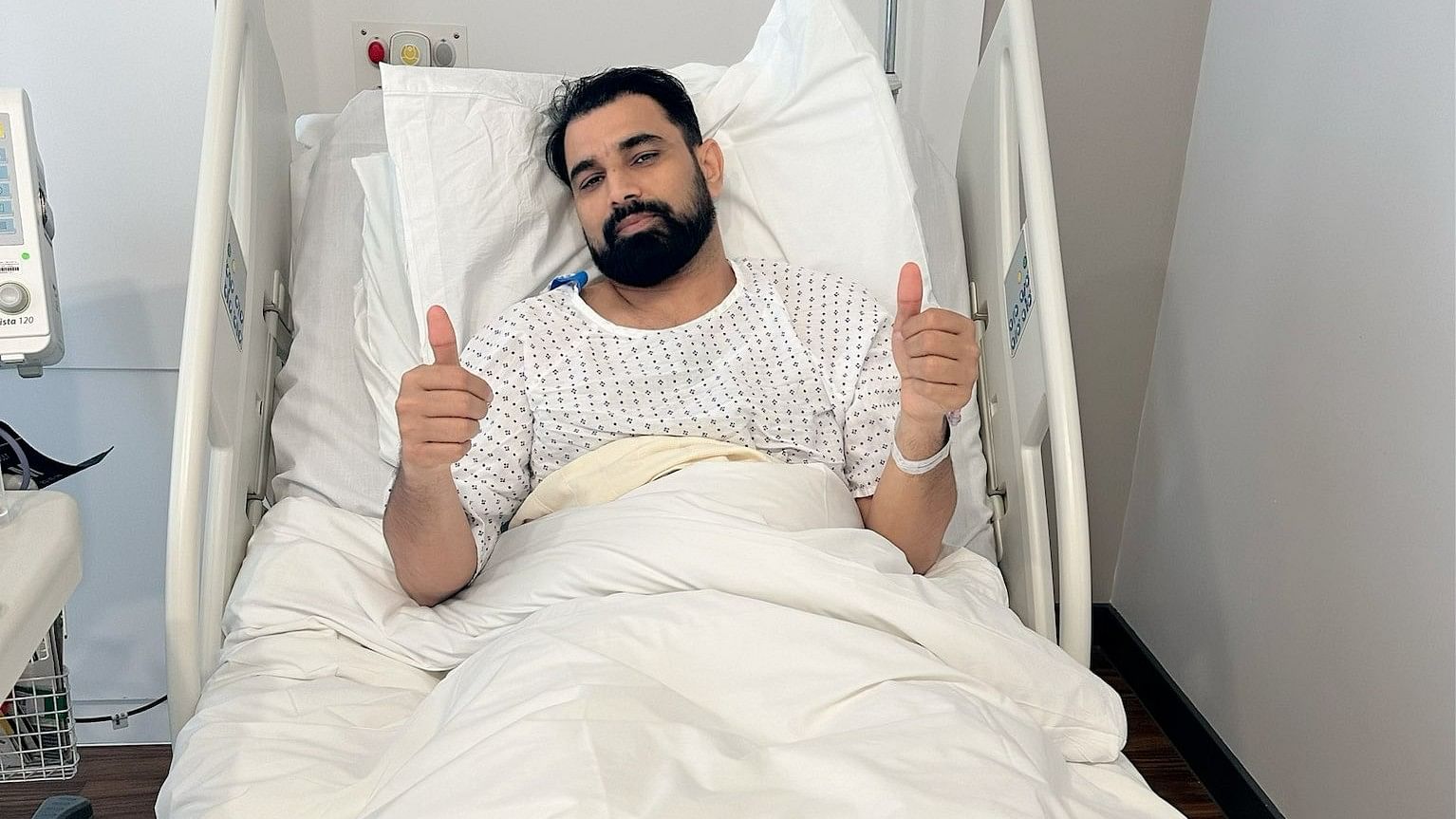 <div class="paragraphs"><p>Mohammad Shami begins his recovery from Achilles tendon after undergoing a surgery in the UK</p></div>