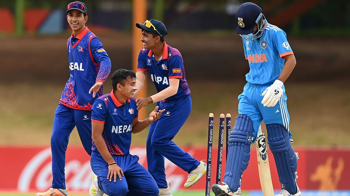 India thumped Nepal to clinch a berth in the ICC Men's U-19 World Cup semi-final.