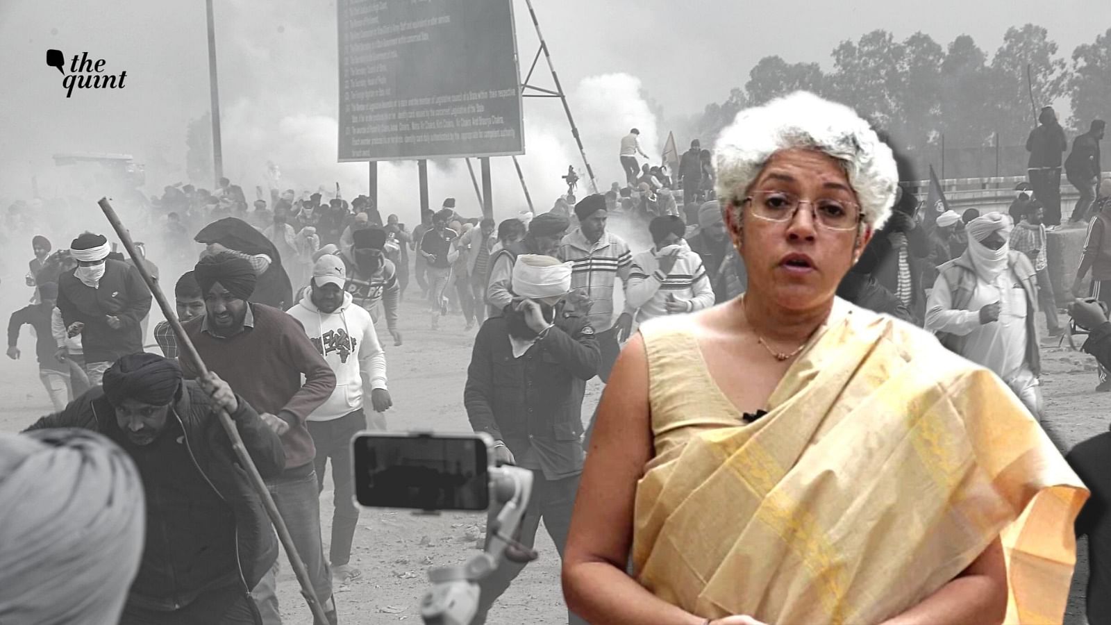 <div class="paragraphs"><p>Amid reports of tear gas shells and other measures being used to block the protesting farmers,&nbsp;Madhura Swaminathan, who is a developmental economist and daughter of late agricultural scientist MS Swaminathan,&nbsp;on Tuesday, 14 February, said that "our farmers cannot be treated like criminals."</p></div>