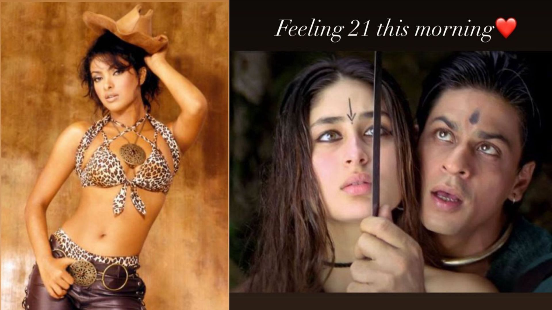 <div class="paragraphs"><p>Priyanka Chopra, Kareena Kapoor join the 'Let's see you at 21' trend.</p></div>