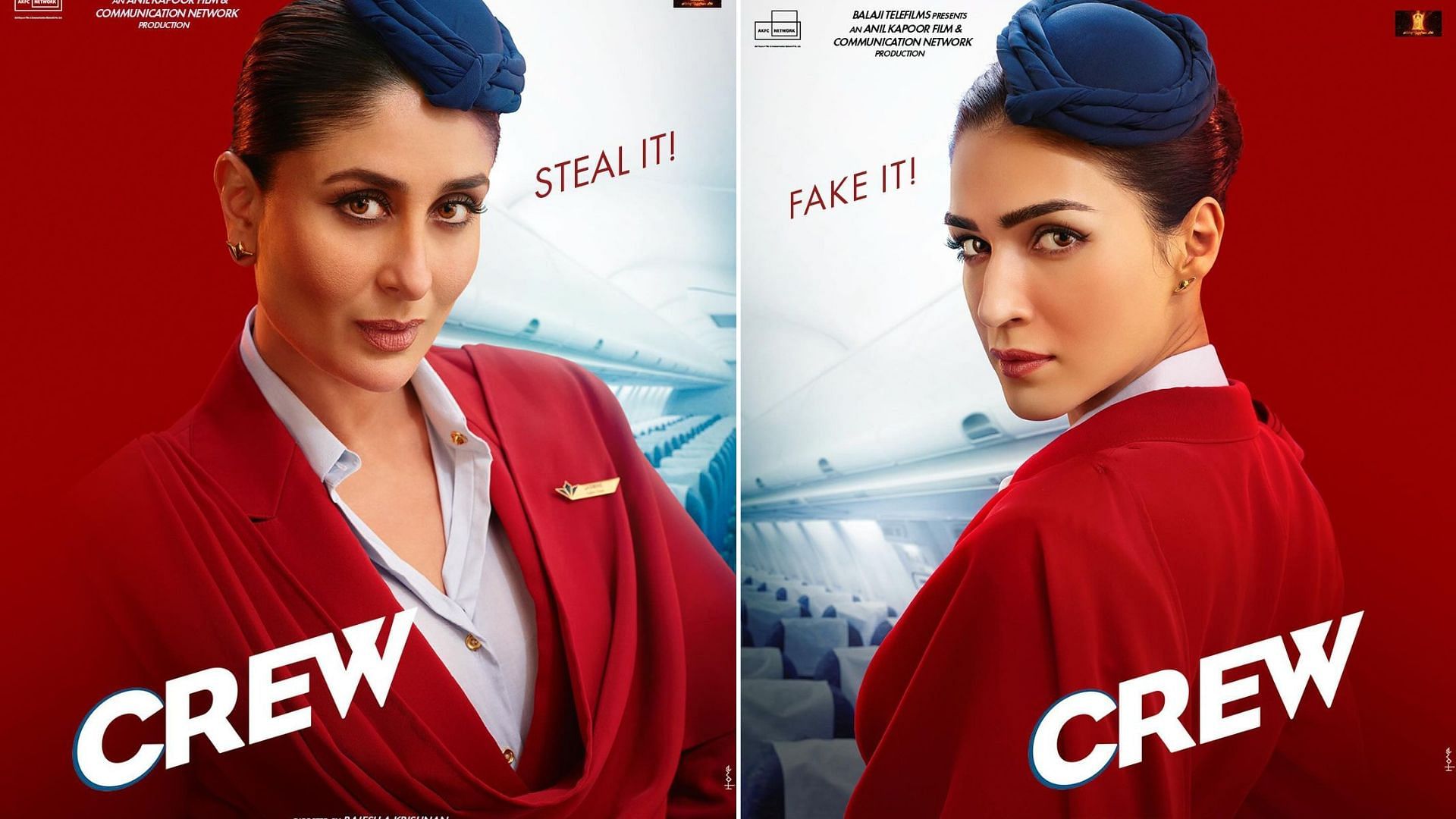 <div class="paragraphs"><p>Kareena Kapoor, Tabu &amp; Kriti Sanon Unveil Posters For Their New Film 'Crew'</p></div>