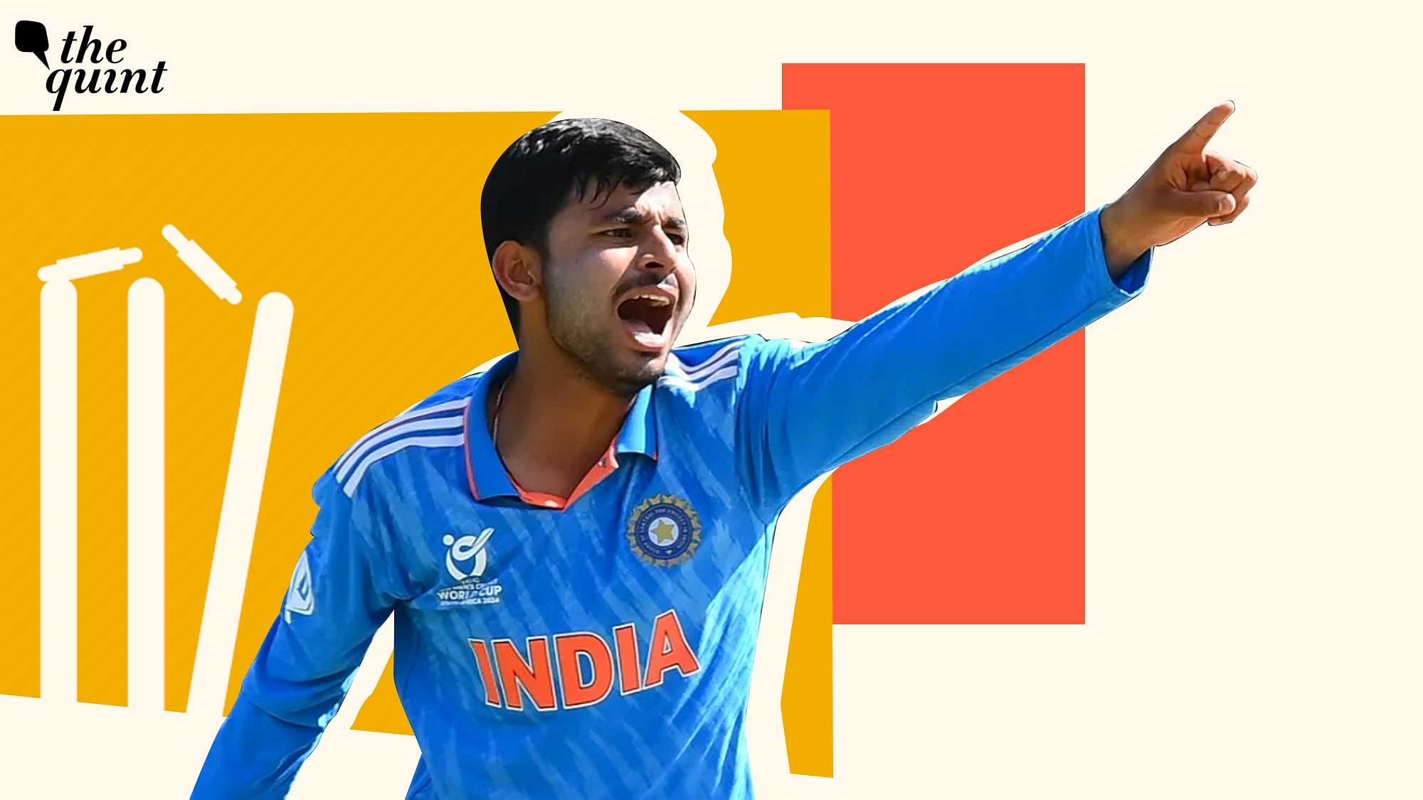 <div class="paragraphs"><p>Saumy Pandey is the leading wicket-taker at the ongoing U-19 World Cup in South Africa.</p></div>