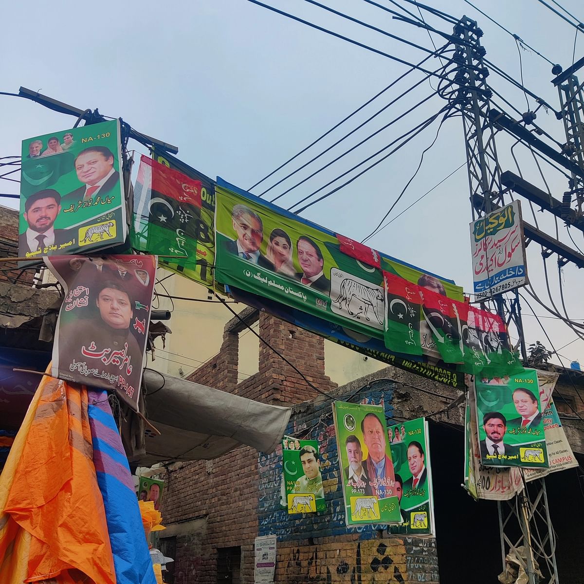 "I have personally seen PTI posters being taken down by the municipal authorities just last week," says Imran Hamid.