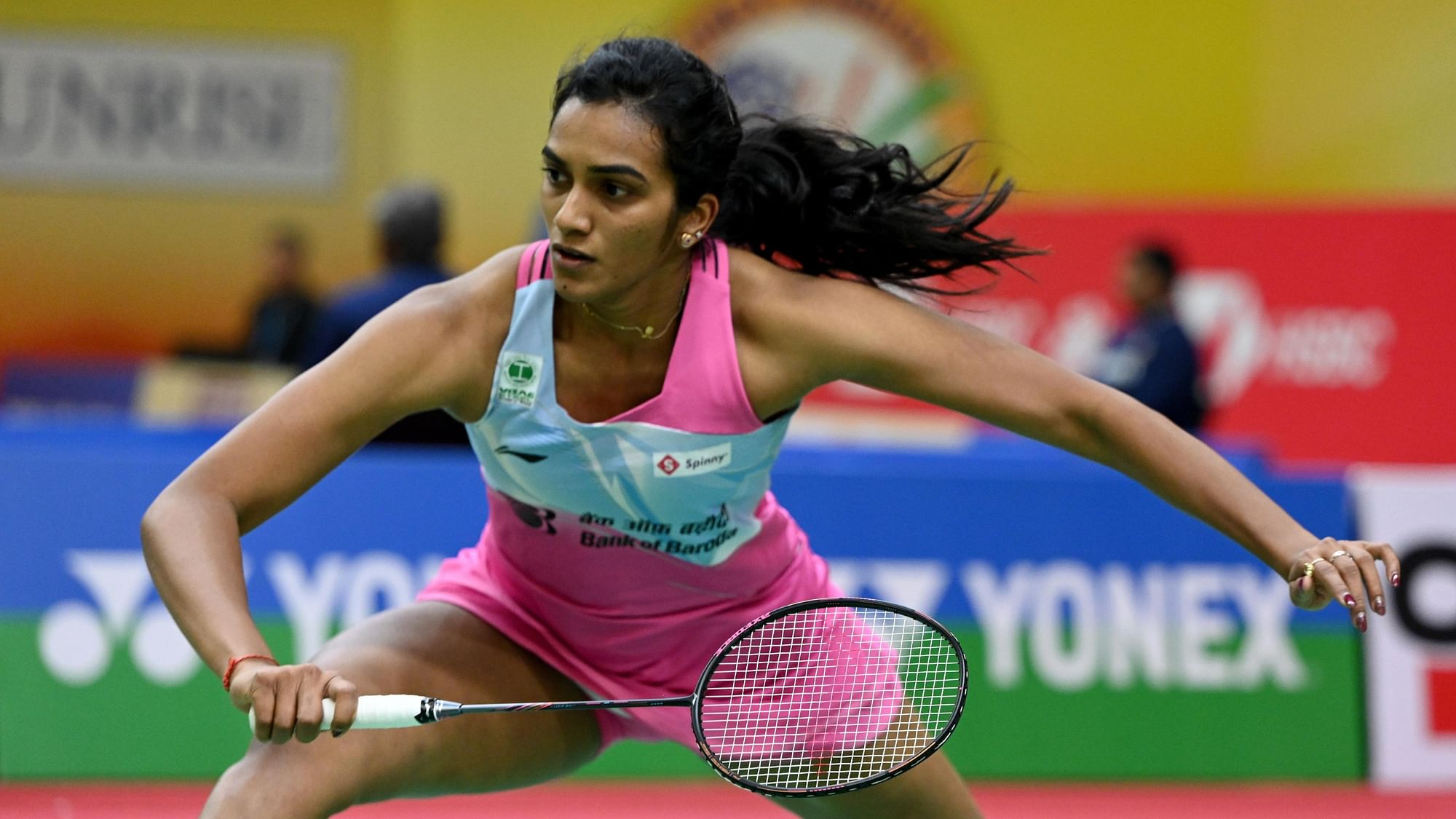 <div class="paragraphs"><p>PV Sindhu&nbsp;lost to 6th seed Han Yue of China in a three-game battle with a scoreline of 18-21, 21-13, 17-21.</p></div>