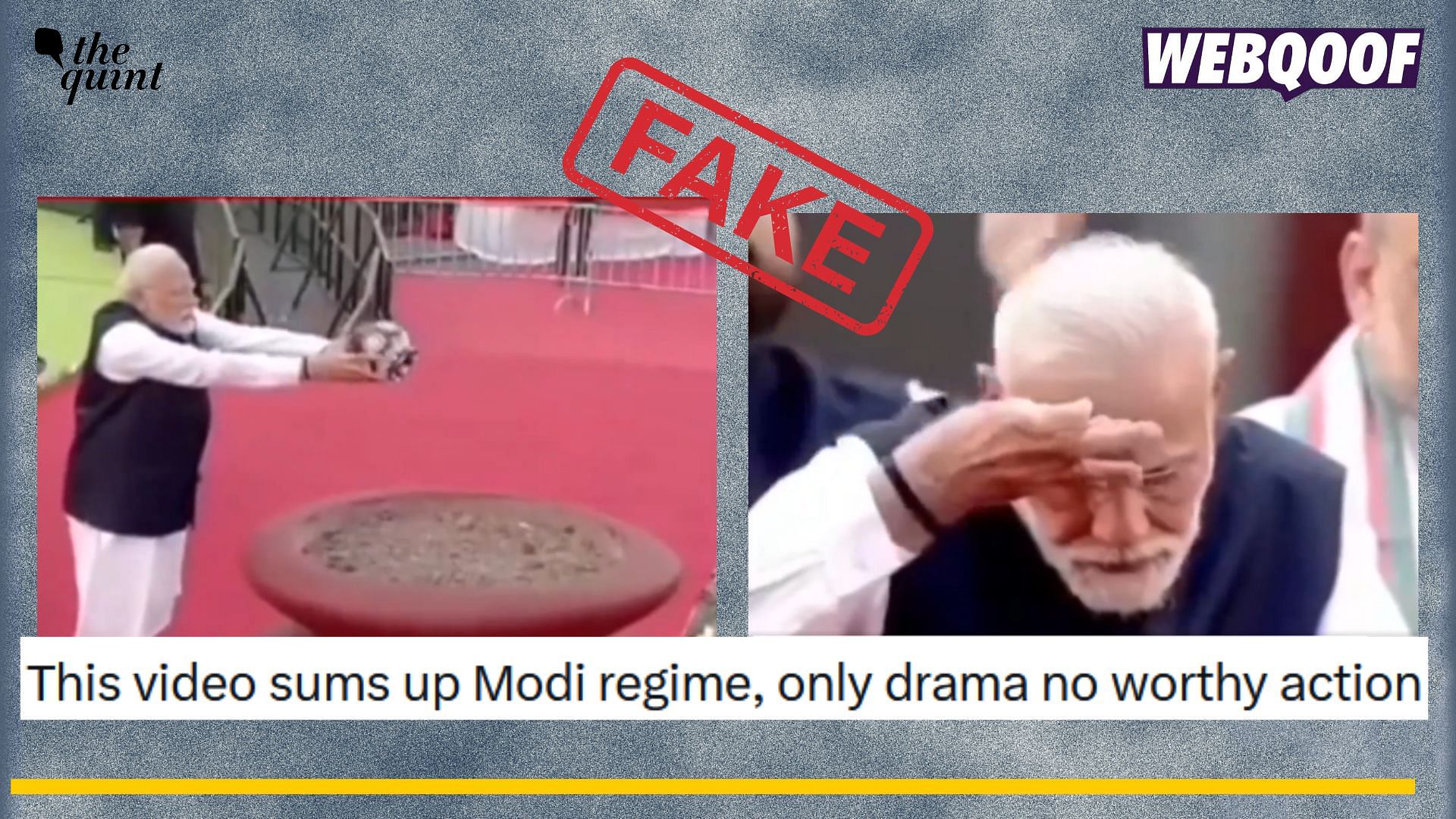 <div class="paragraphs"><p>Fact-check: An edited video of PM Narendra Modi is going viral on social media to claim that he was pouring from an empty pot.</p></div>