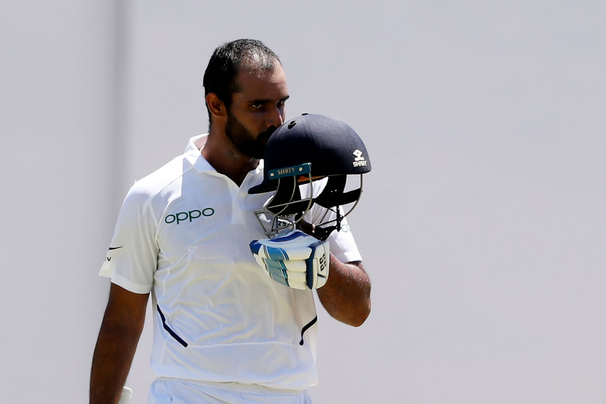 Hanuma Vihari's said he was asked to leave Andhra's Ranji Trophy captaincy following pressure from a politician