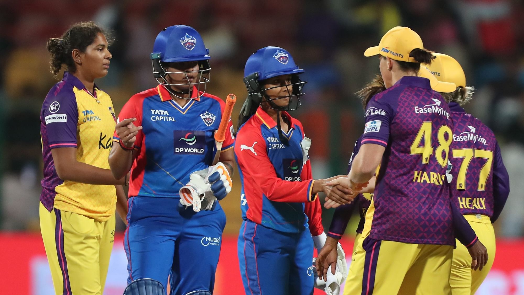 <div class="paragraphs"><p>Delhi Capitals handed UP Warriorz a comprehensive 9-wicket defeat, with 33 balls to spare.</p></div>