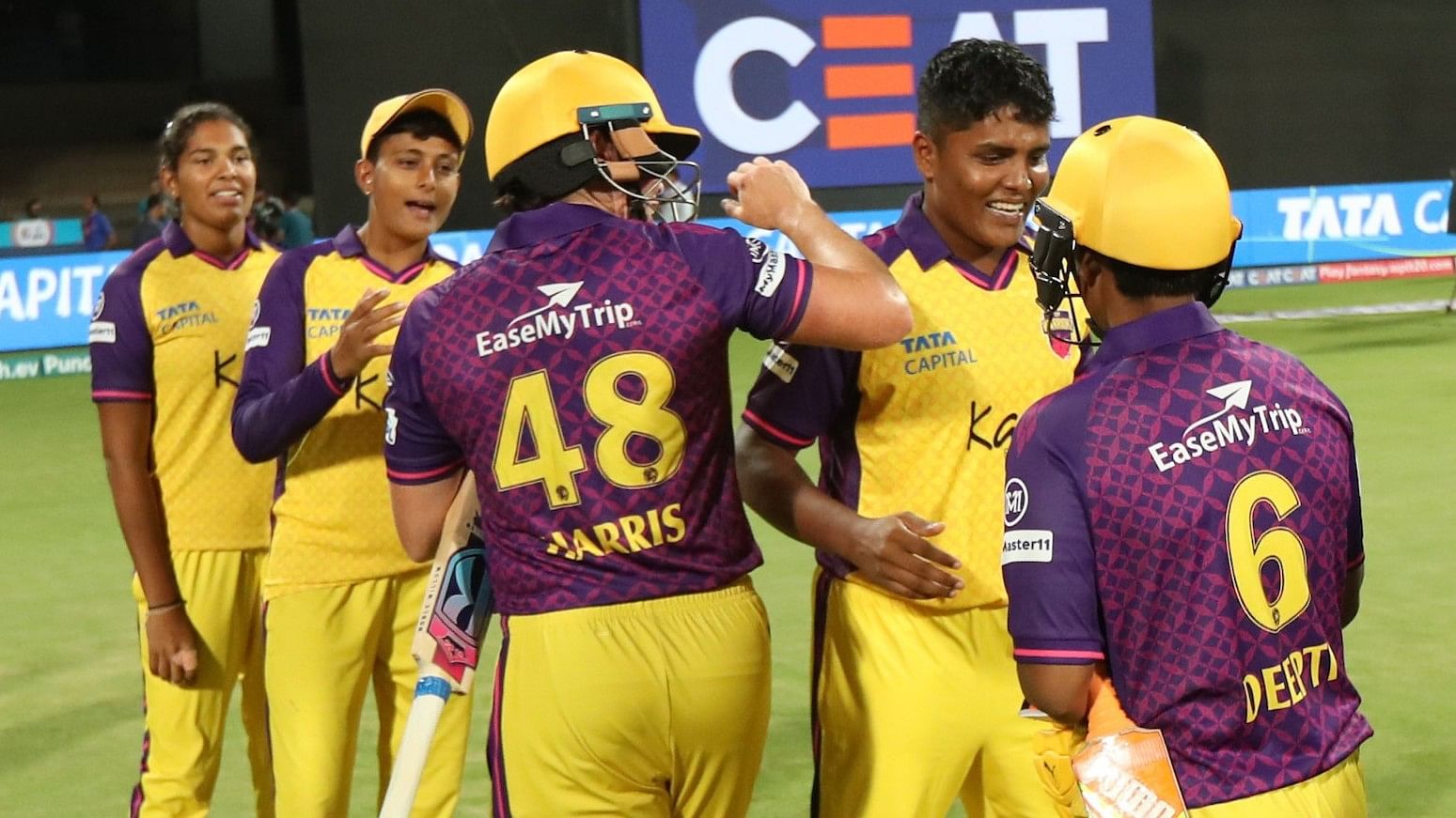 <div class="paragraphs"><p>UP Warriorz registered their first win of the season as they defeated Mumbai Indians by seven wickets</p></div>