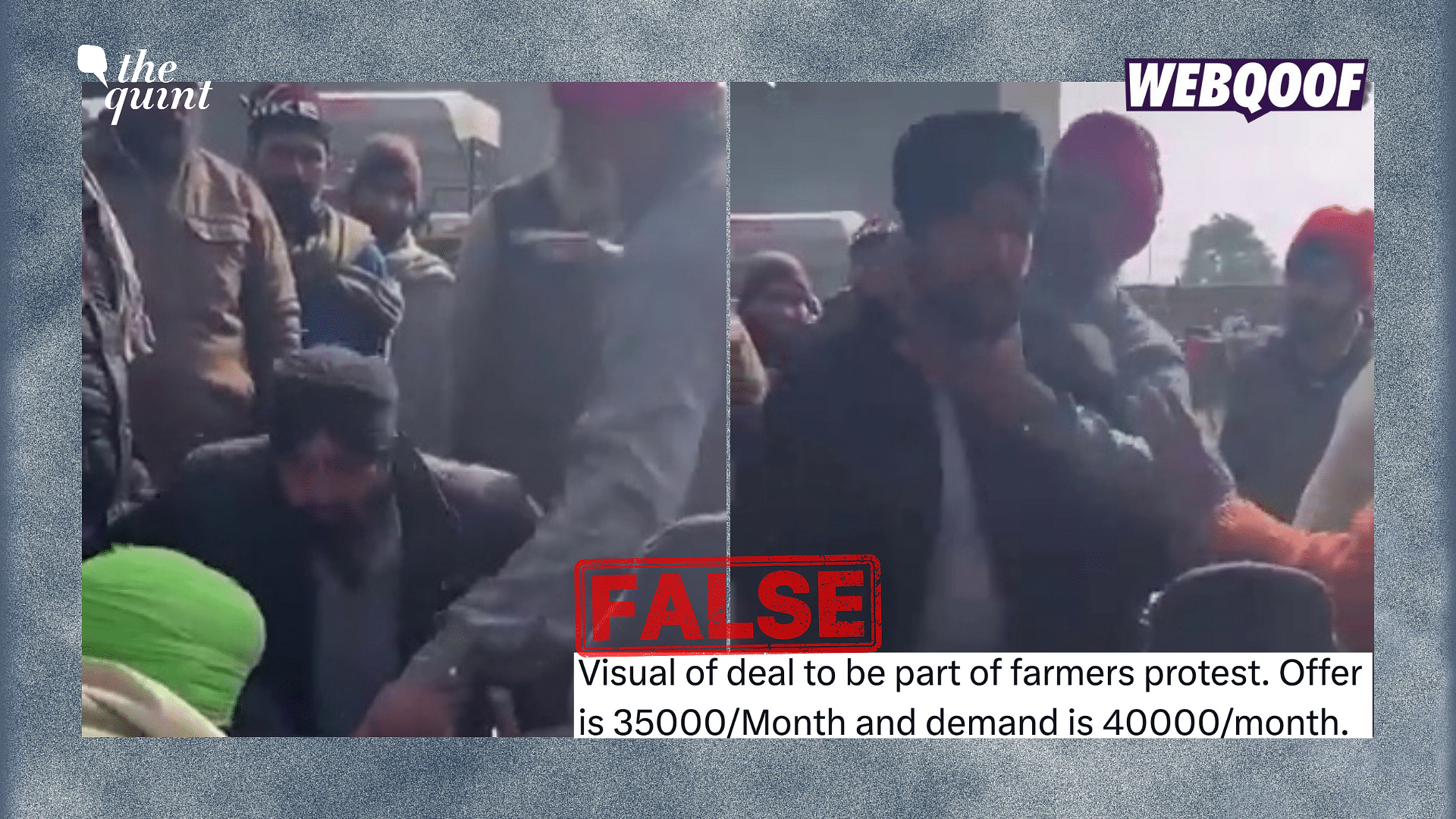 <div class="paragraphs"><p>The viral video is a month old and has no connection to the ongoing farmers' 'Delhi Chalo' protests around Delhi.</p></div>