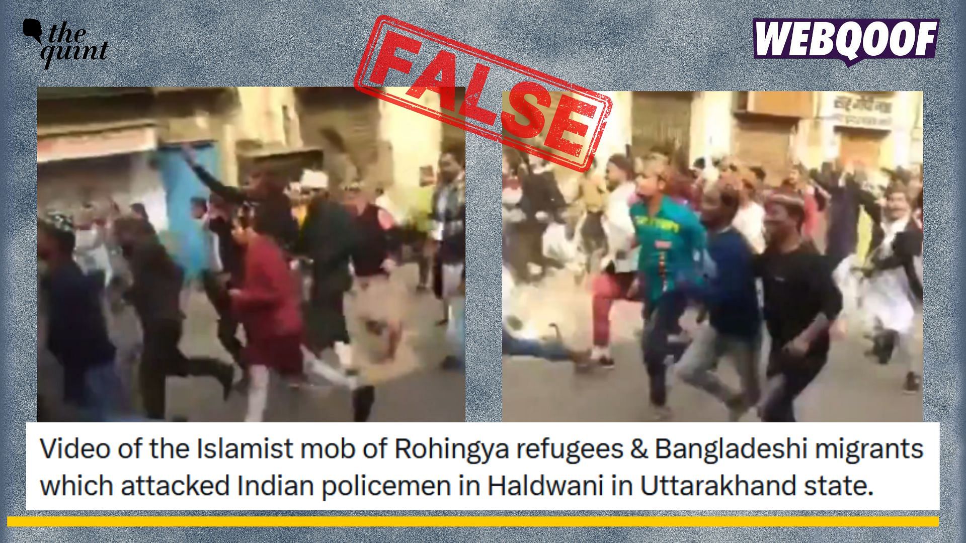 <div class="paragraphs"><p>Fact-check: A video from Uttar Pradesh showing an agitated crowd is going viral as a video from Haldwani, Uttarakhand. </p></div>