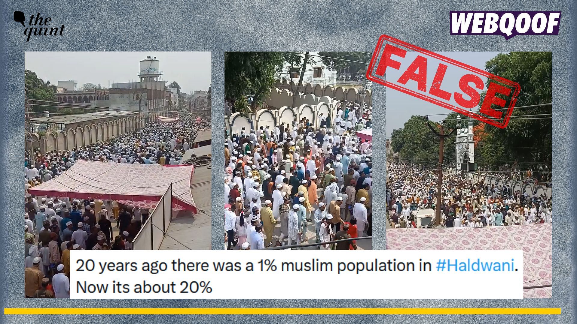 <div class="paragraphs"><p>Fact-check: An old video of an Eid gathering in Haridwar is being shared as a recent clip from Haldwani, Uttarakhand. </p></div>