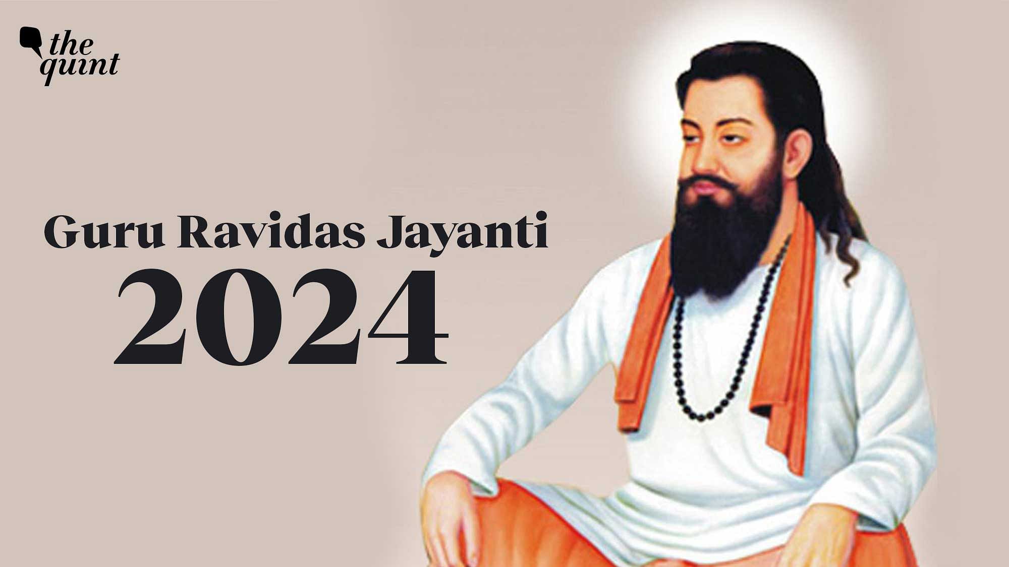 Download Guru Ravidass Happy Guru Ravidas Jayanti Wallpaper | Wallpapers.com