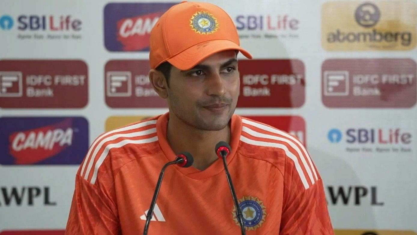 <div class="paragraphs"><p>Shubman Gill speaks during the press conference ahead of the fourth Ind vs Eng Test</p></div>