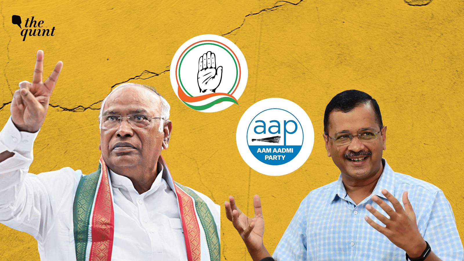 <div class="paragraphs"><p>In the current political landscape, the AAP and Congress have charted their course for the upcoming elections.</p></div>