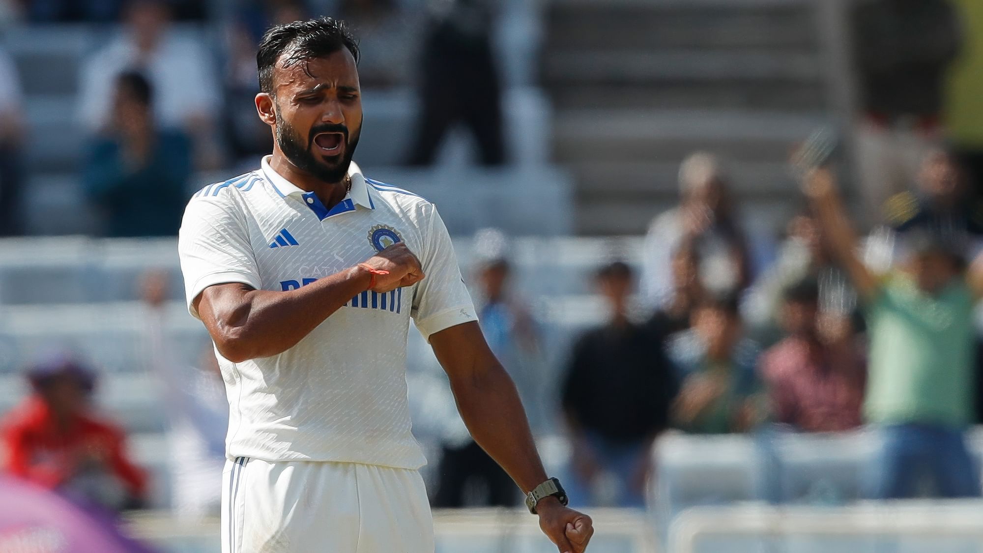 <div class="paragraphs"><p>Akash Deep made a dream debut for India, picking up 4 wickets on the first day of fourth India vs England Test&nbsp;at the JSCA International Stadium in Ranchi on 23 Feb 2024</p></div>