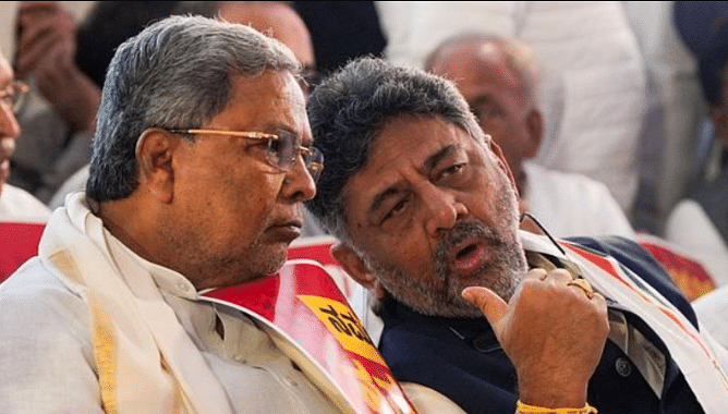 <div class="paragraphs"><p>Karnataka CM&nbsp;Siddaramaiah and Deputy CM D K Shivakumar.</p></div>
