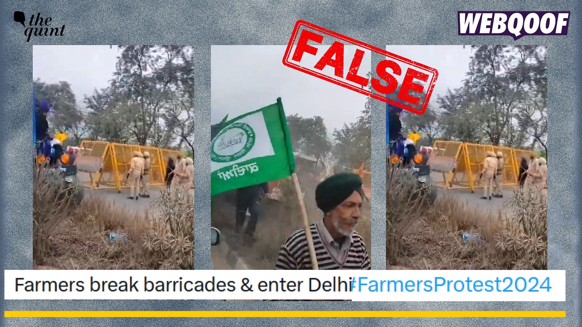 <div class="paragraphs"><p>Fact-check : An old video from Punjab is being falsely shared as one from the ongoing farmers' protests in Delhi.</p></div>