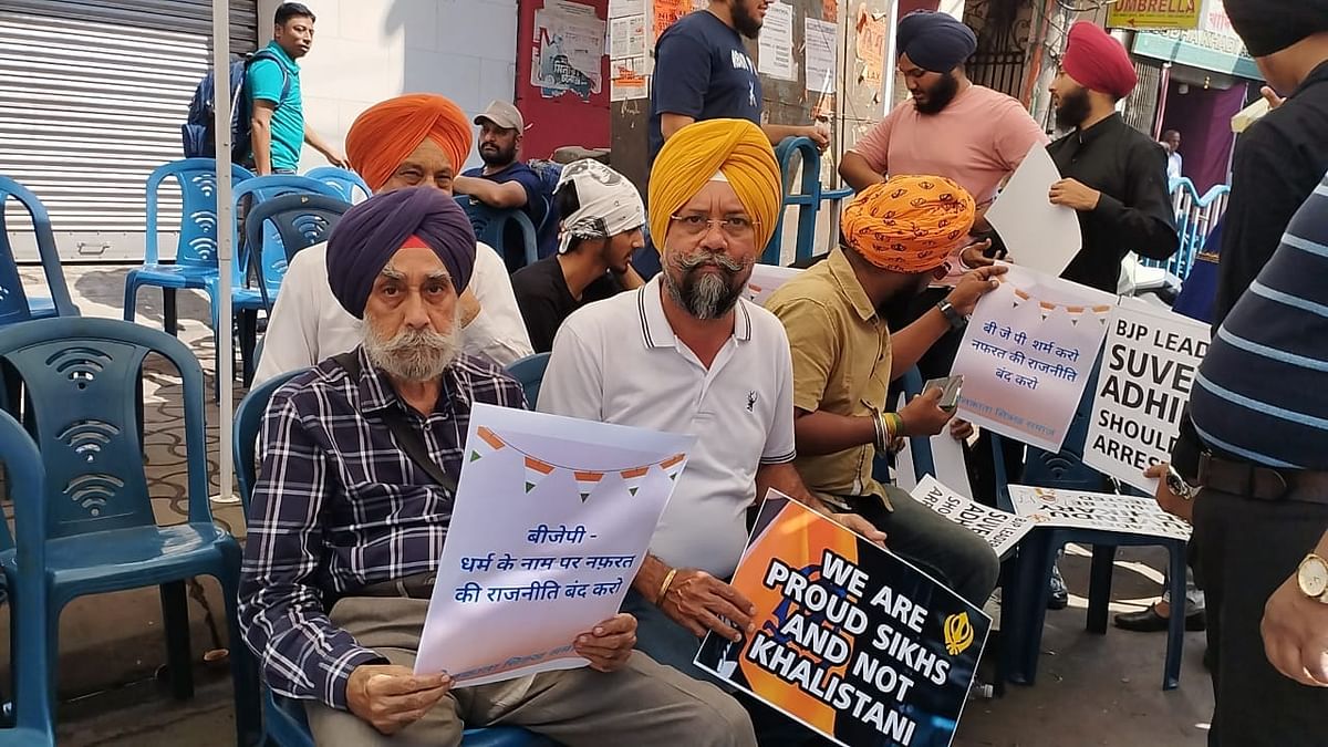 Sikhs in the city staged a protest on 21 February in front of the BJP's headquarters.