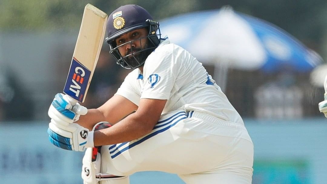<div class="paragraphs"><p>Rohit Sharma completed a century against England at Rajkot</p></div>
