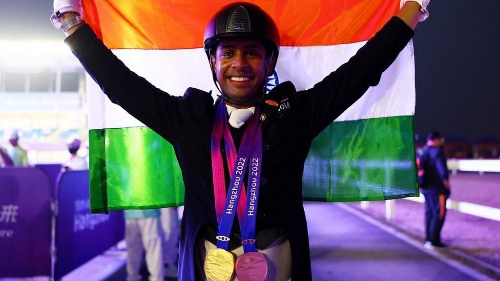 <div class="paragraphs"><p>Equestrian Anush Agarwalla got a Paris Olympics quota in dressage</p></div>