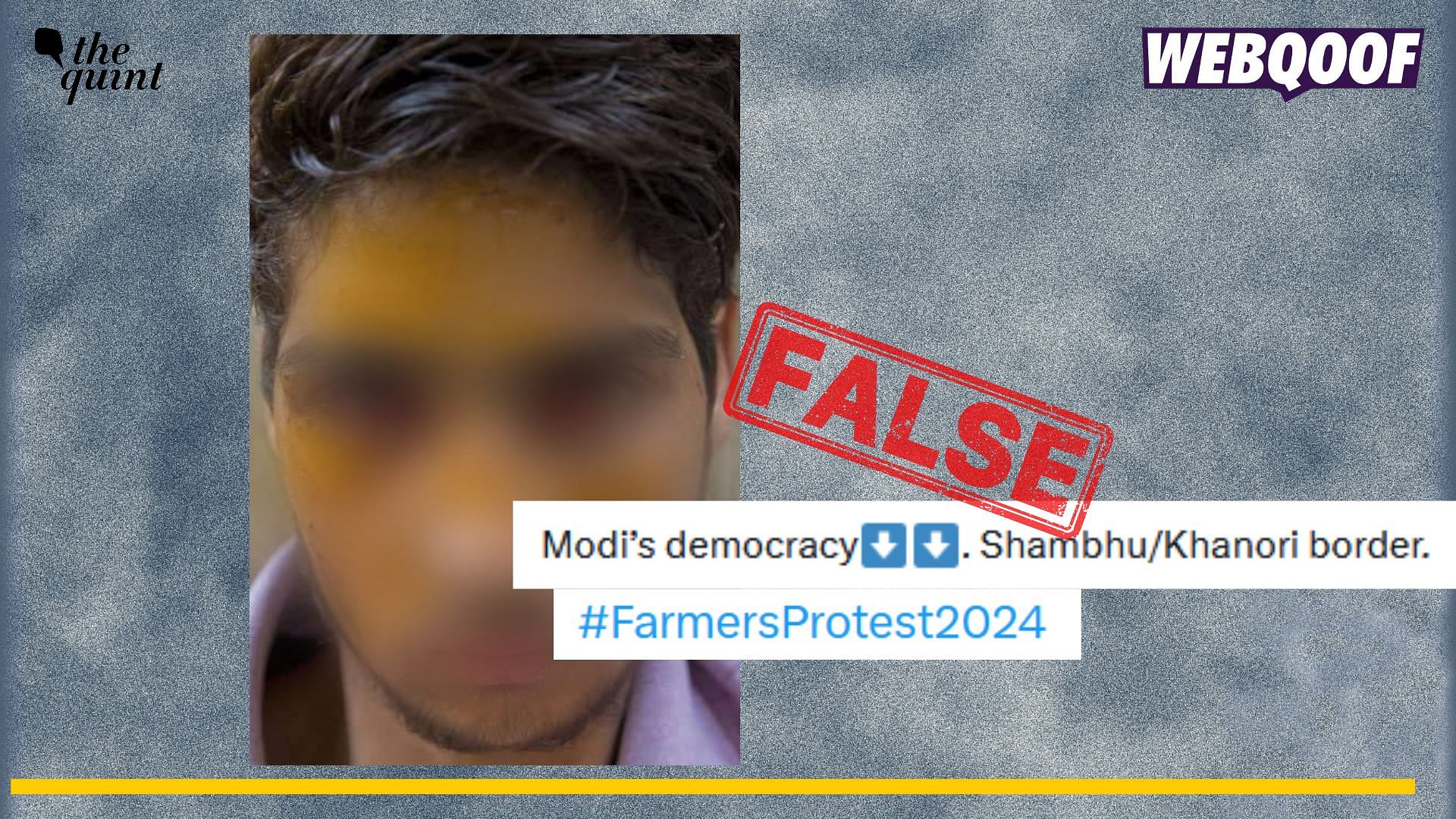 <div class="paragraphs"><p>Fact-check: An old image from Kashmir showing a wounded person is being falsely shared as from the ongoing farmers' protests. </p></div>