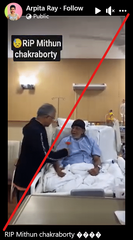 The actor's children, Namashi and Dishani Chakraborty, confirmed to us that the claims about his death are false.