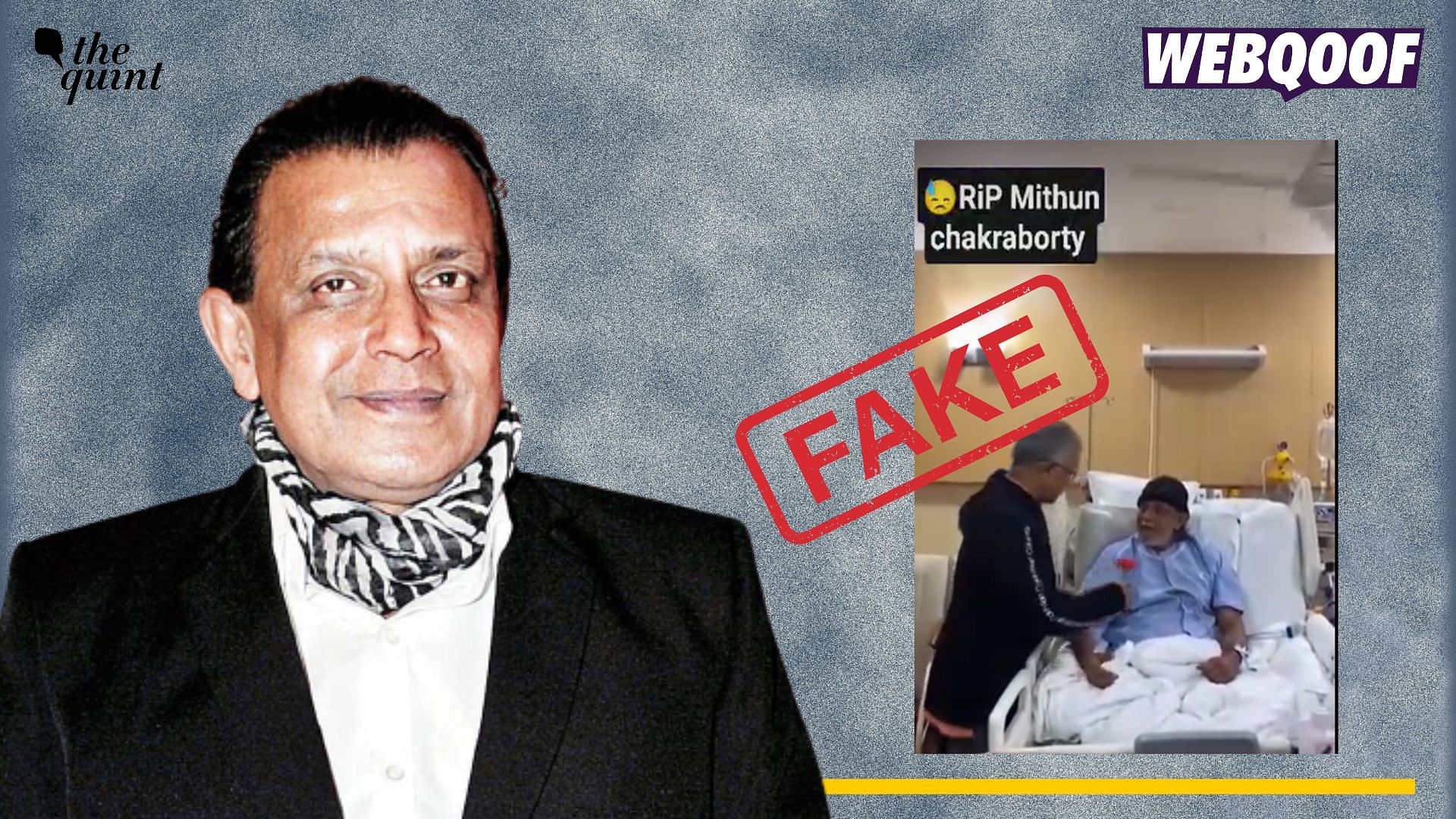 <div class="paragraphs"><p>Fact-check:  A fake claim about Mithun Chakraborty's death is going viral on social media.</p></div>