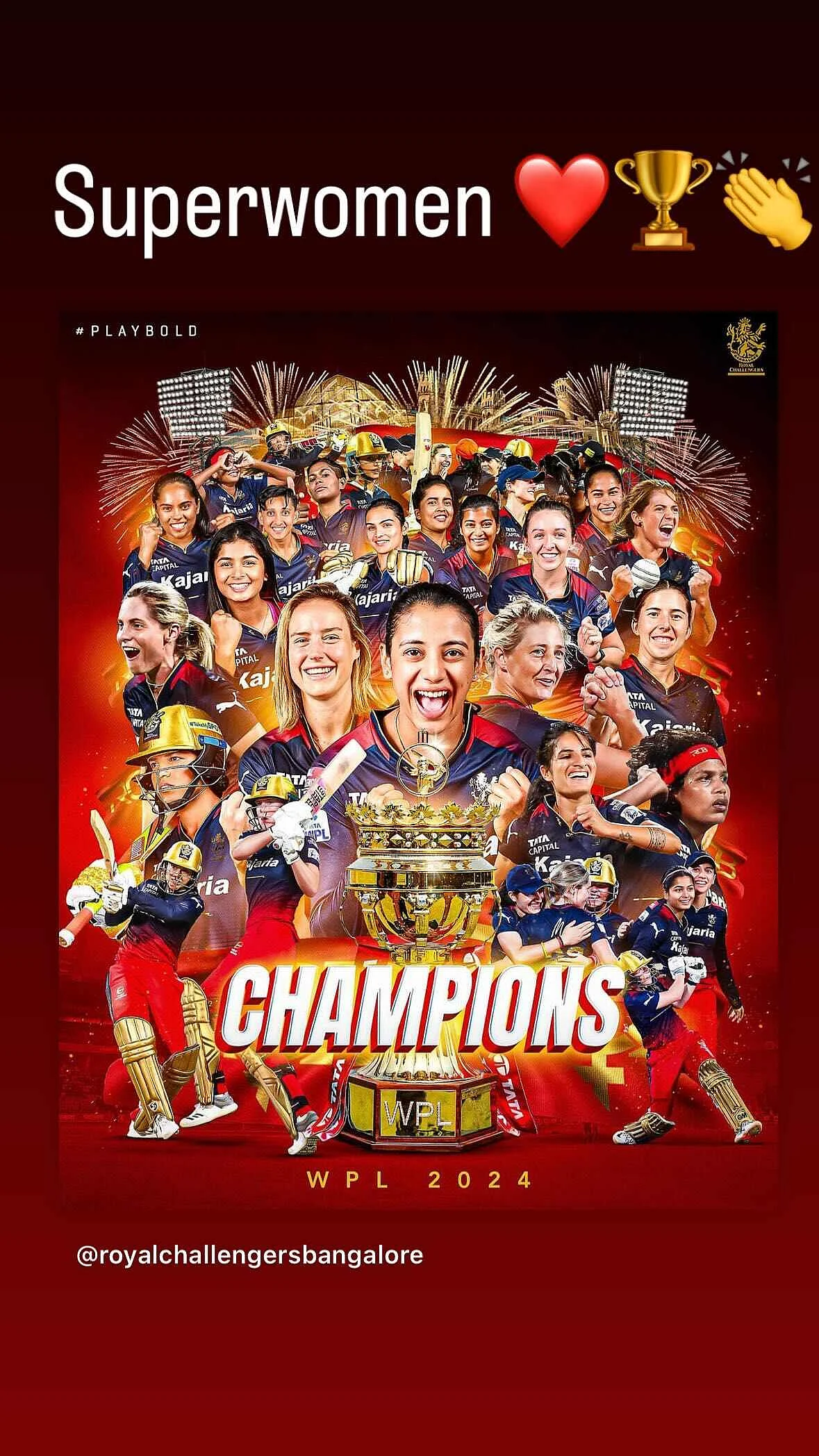 WPL 2024 Virat Kohli Video Calls Smriti Mandhana After RCB's Title Triumph