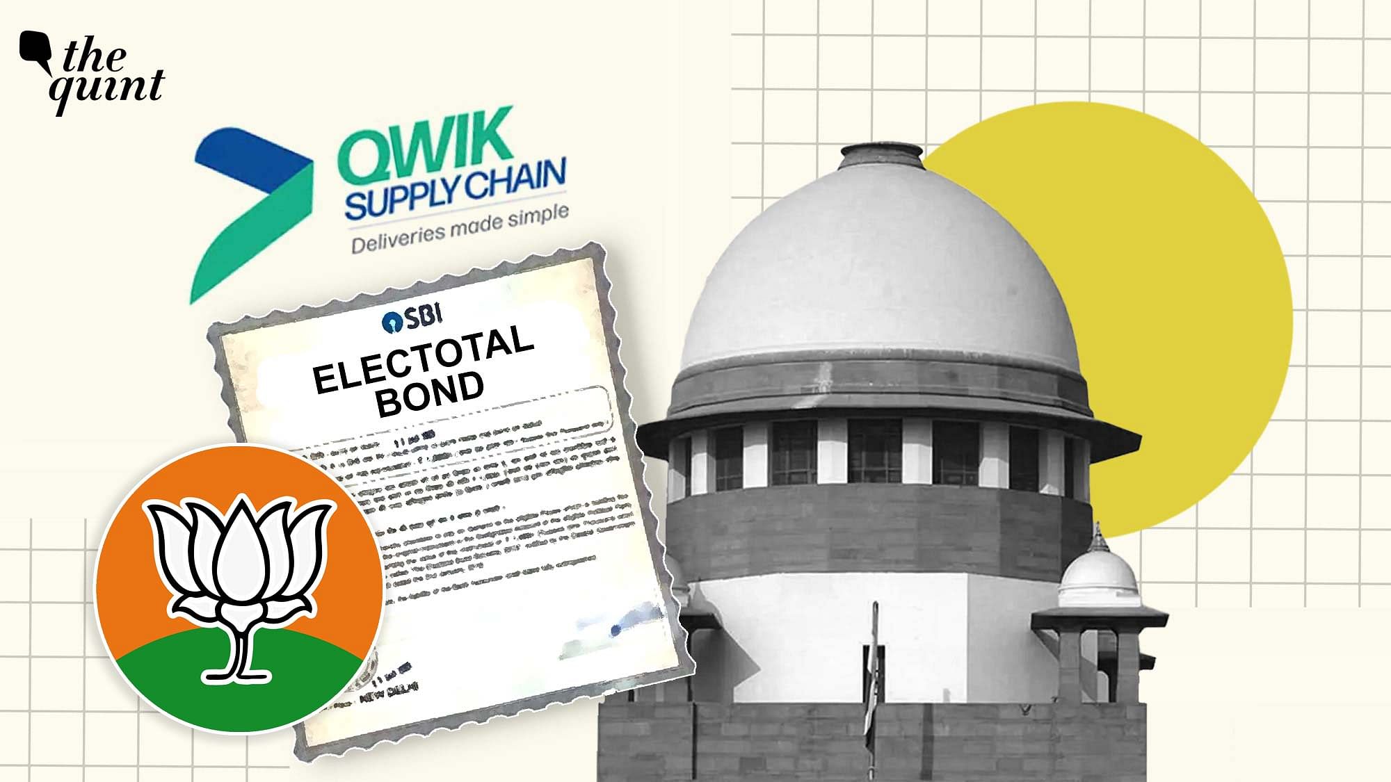 <div class="paragraphs"><p>Reliance-linked Qwik Supply Chain bought electoral bonds worth over Rupees 200 crore on a single day.</p></div>