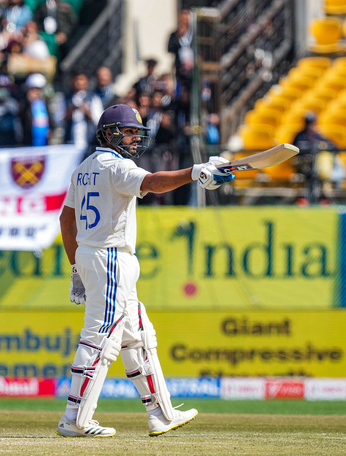 Riding on centuries by Rohit Sharma and Shubman Gill, India lead England by 255 runs on Day 2 of the fifth Test.
