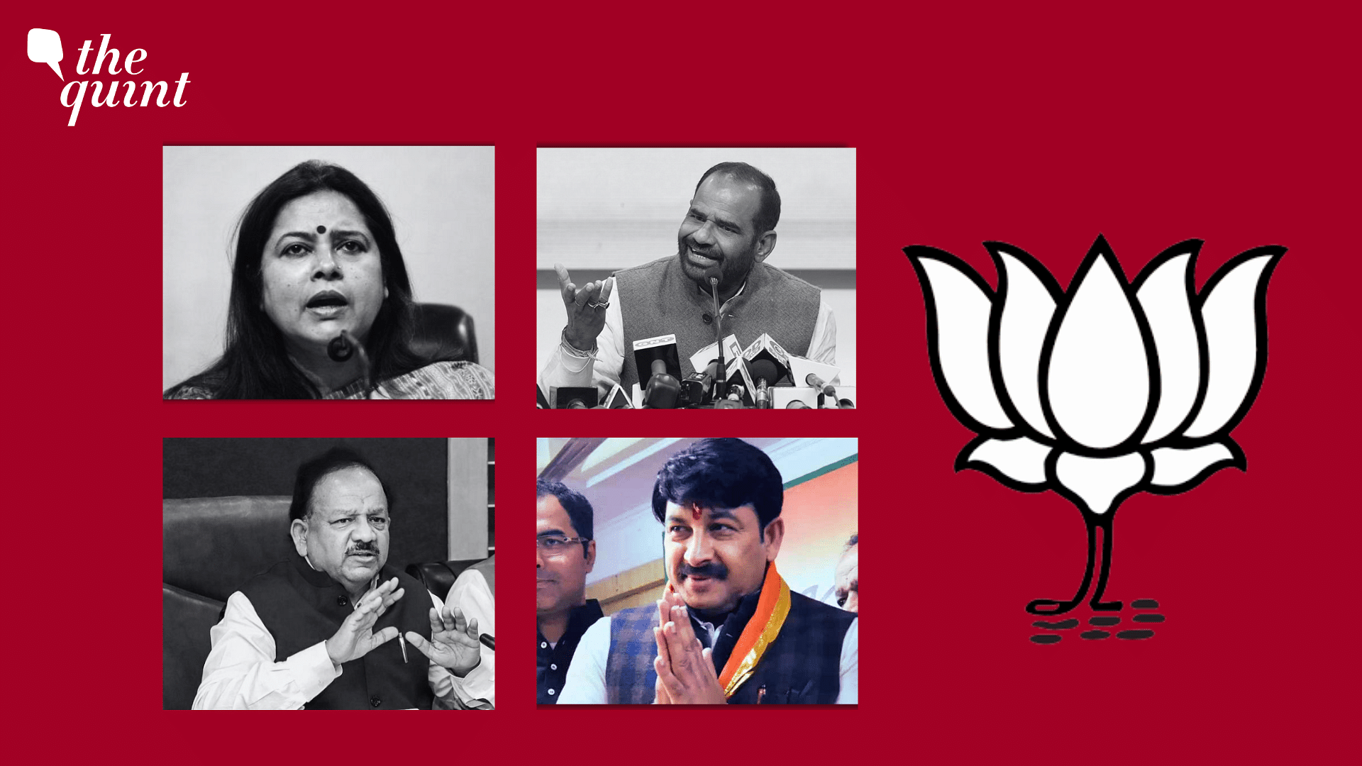 <div class="paragraphs"><p>As BJP announced its first list for the upcoming Lok Sabha elections, Manoj Tiwari retained his North East Delhi seat, whereas Meenakshi Lekhi, Harsh Vardhan, and Ramesh Bidhuri were replaced.</p></div>