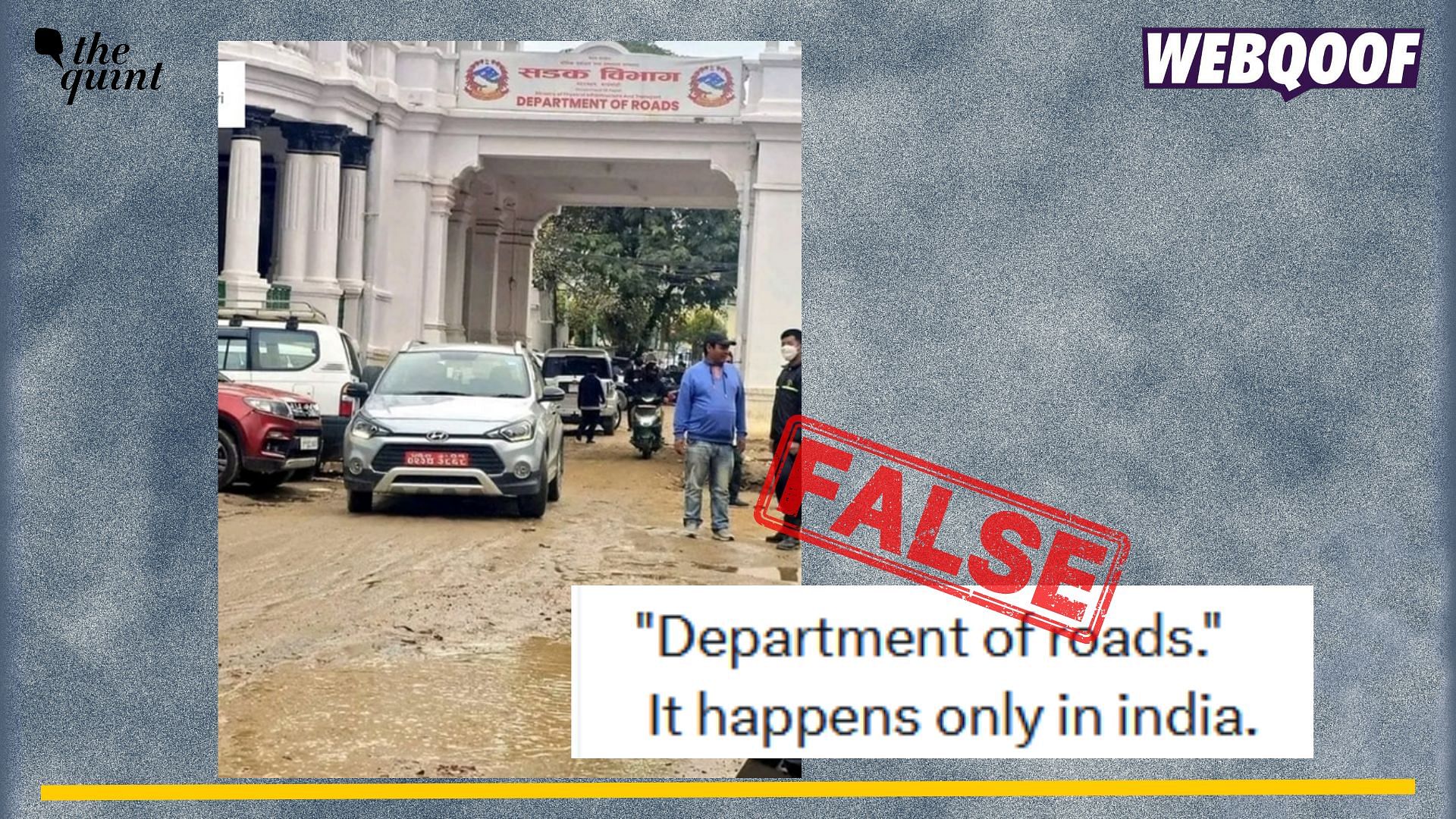 <div class="paragraphs"><p>Fact-check: An image of a damaged road in Nepal is being falsely shared as one from India.</p></div>
