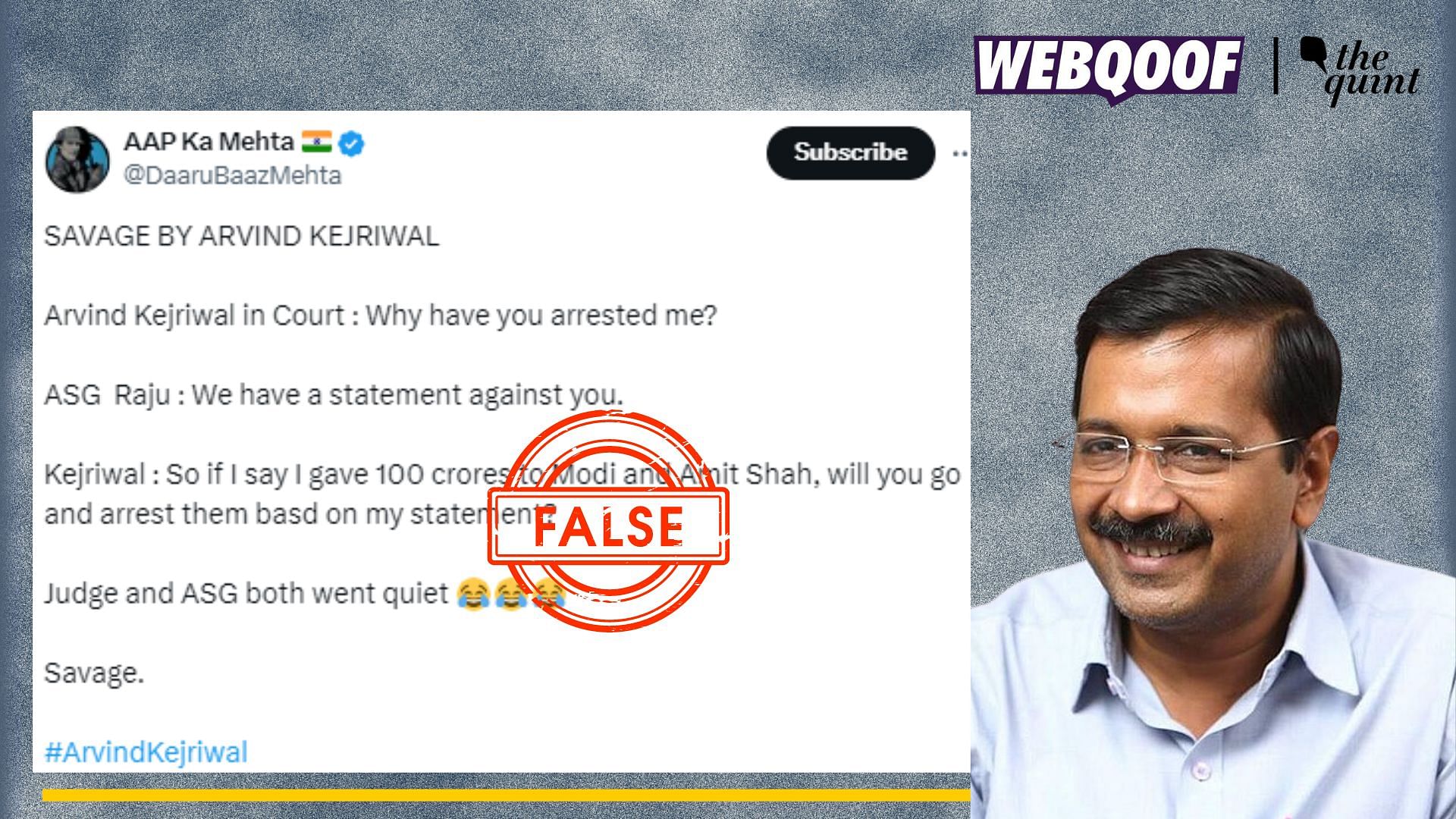 <div class="paragraphs"><p>Fact-Check | This exchange between Delhi CM and ASG is false.</p></div>