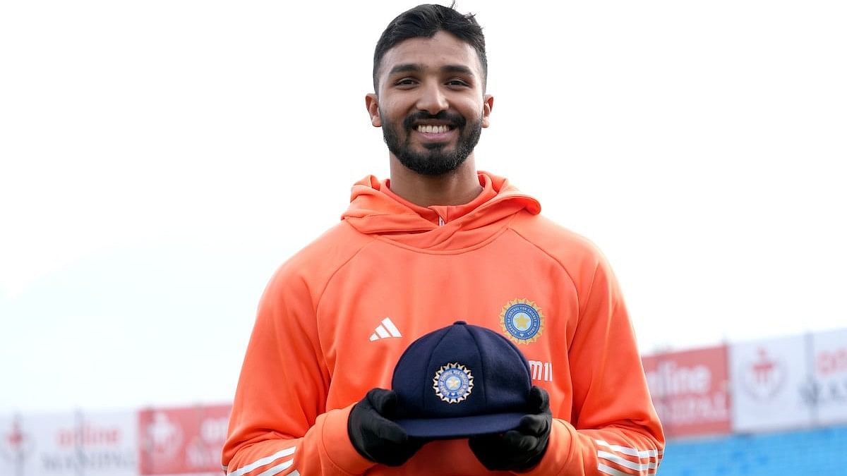 <div class="paragraphs"><p>Devdutt Padikkal is making his Test debut during the 5th test between India and England held at the Himachal Pradesh Cricket Association Stadium, Dharamshala on the 7th March 2024<br></p></div>