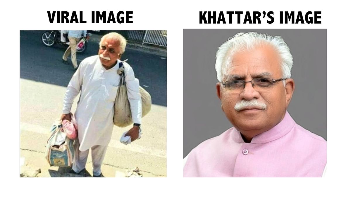 We found that the image has been online since 2019 and predates the resignation of Khattar as the chief minister.