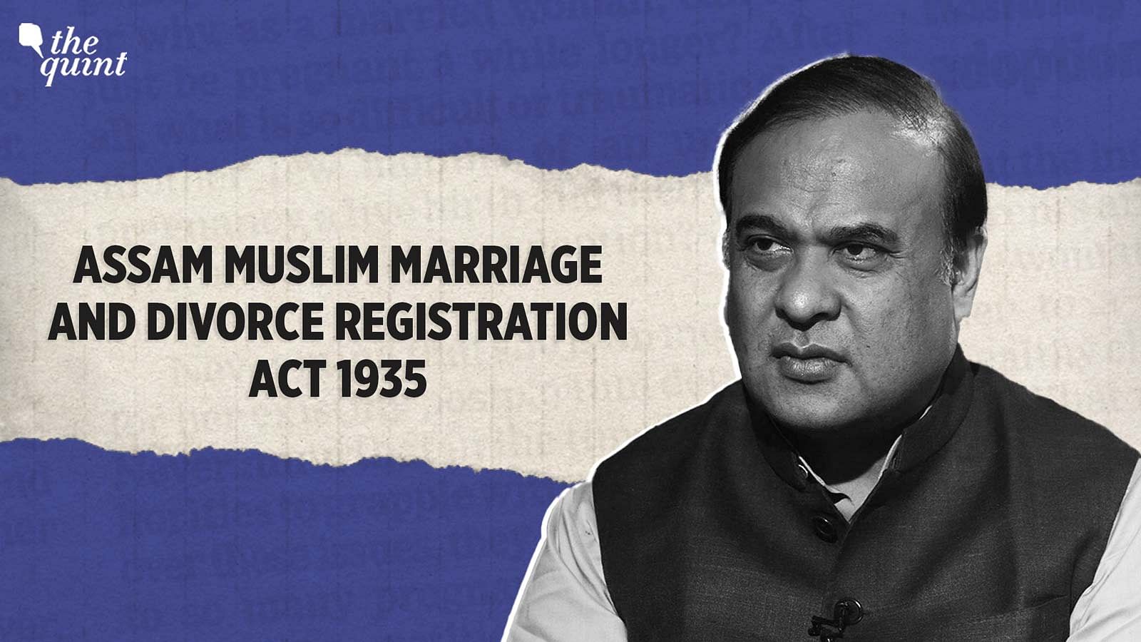 <div class="paragraphs"><p>Did Assam CM Really Need To Repeal Muslim Marriage Act To Curb Child Marriages?</p></div>