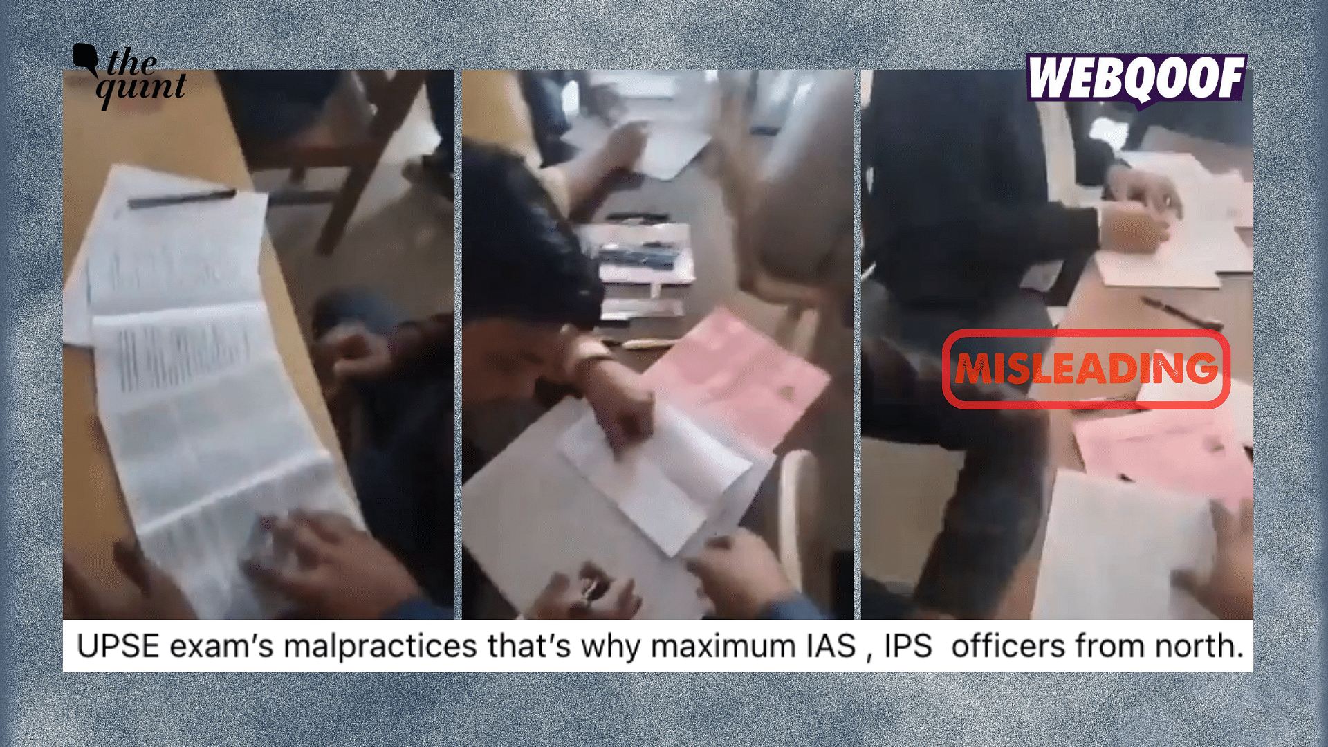 <div class="paragraphs"><p>The video does not show malpractice during UPSC examinations in Uttar Pradesh.</p></div>