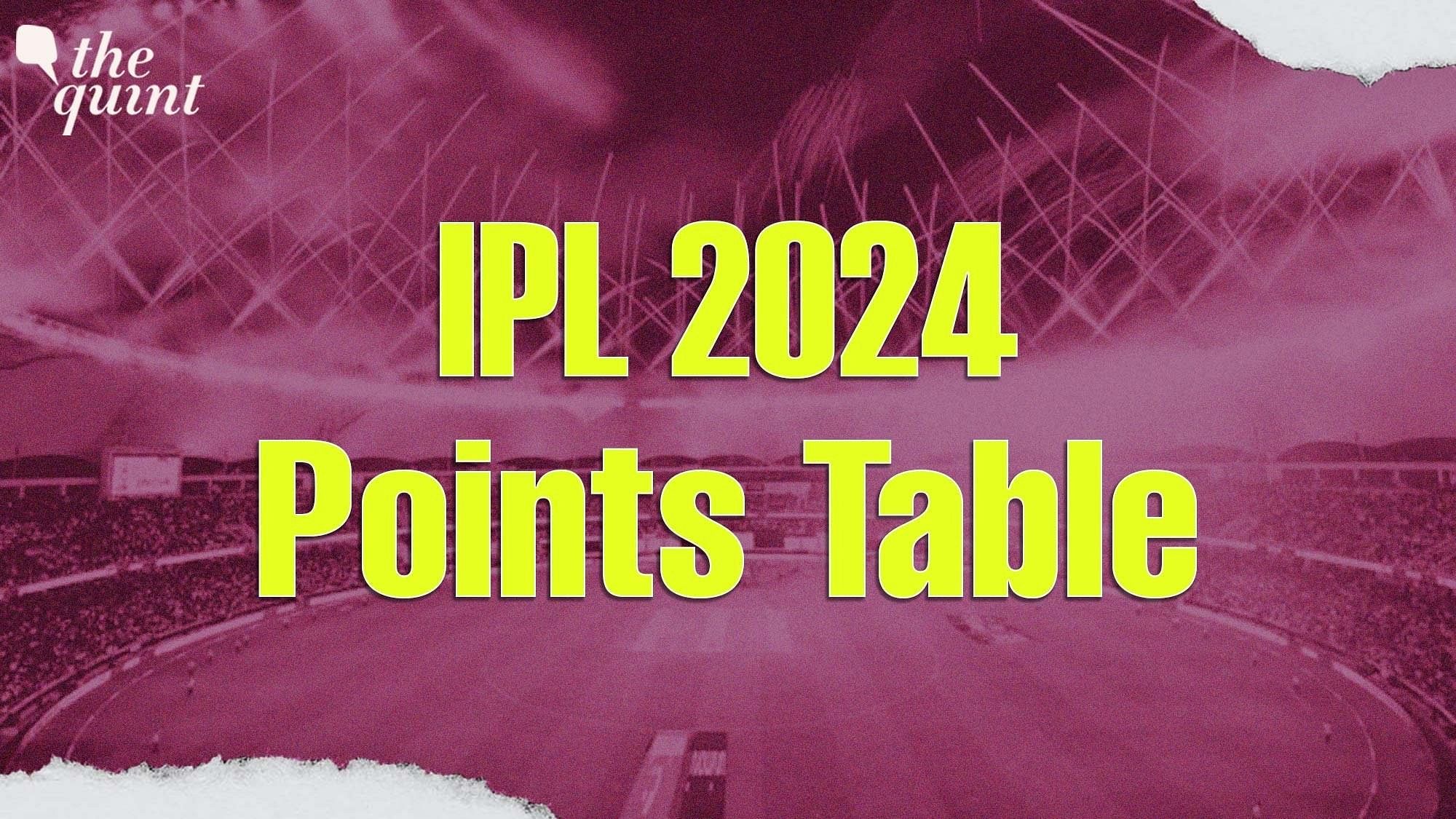 IPL Points Table 2024 Top Team Standings After Kolkata Knight Riders