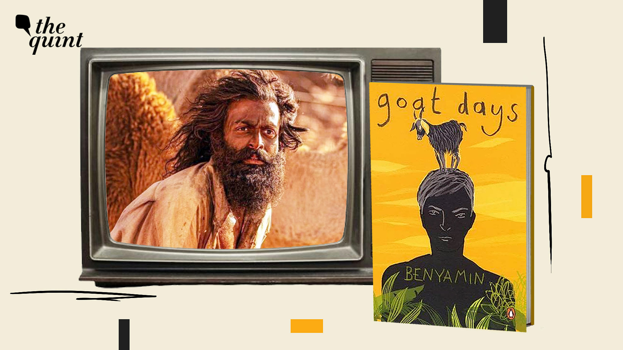 <div class="paragraphs"><p>While Benyamin's 'Goat Days' traverses into the inner turmoil and a unique spiritual awakening of the protagonist, Najeeb, Blessy's 'Aadujeevitham'/'The Goat Life' flushes out his more visible hardships and his great escape from captivity.</p></div>