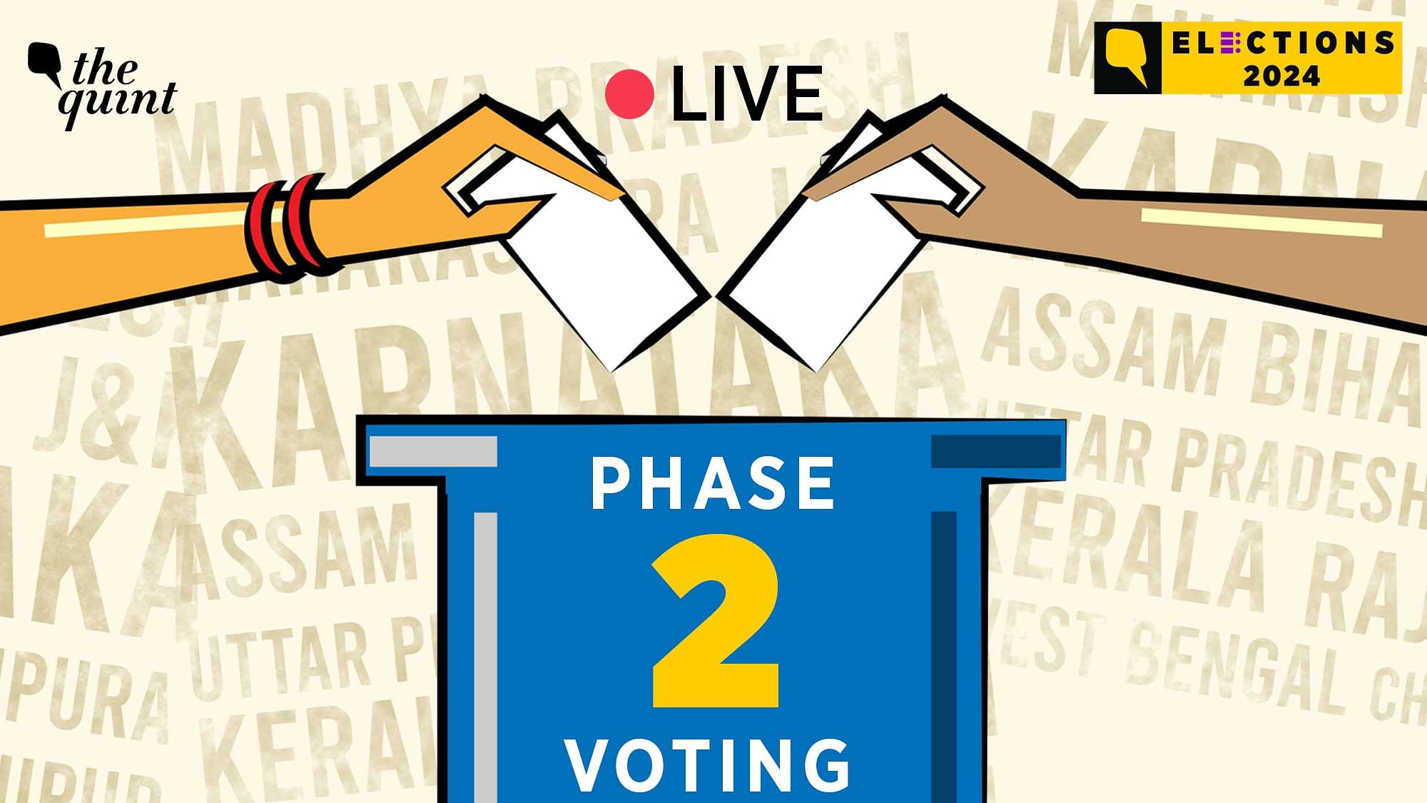 Lok Sabha Election 2024 LIVE Updates: 89 Seats Across 13 States Go to Polls as Phase 2 Begins