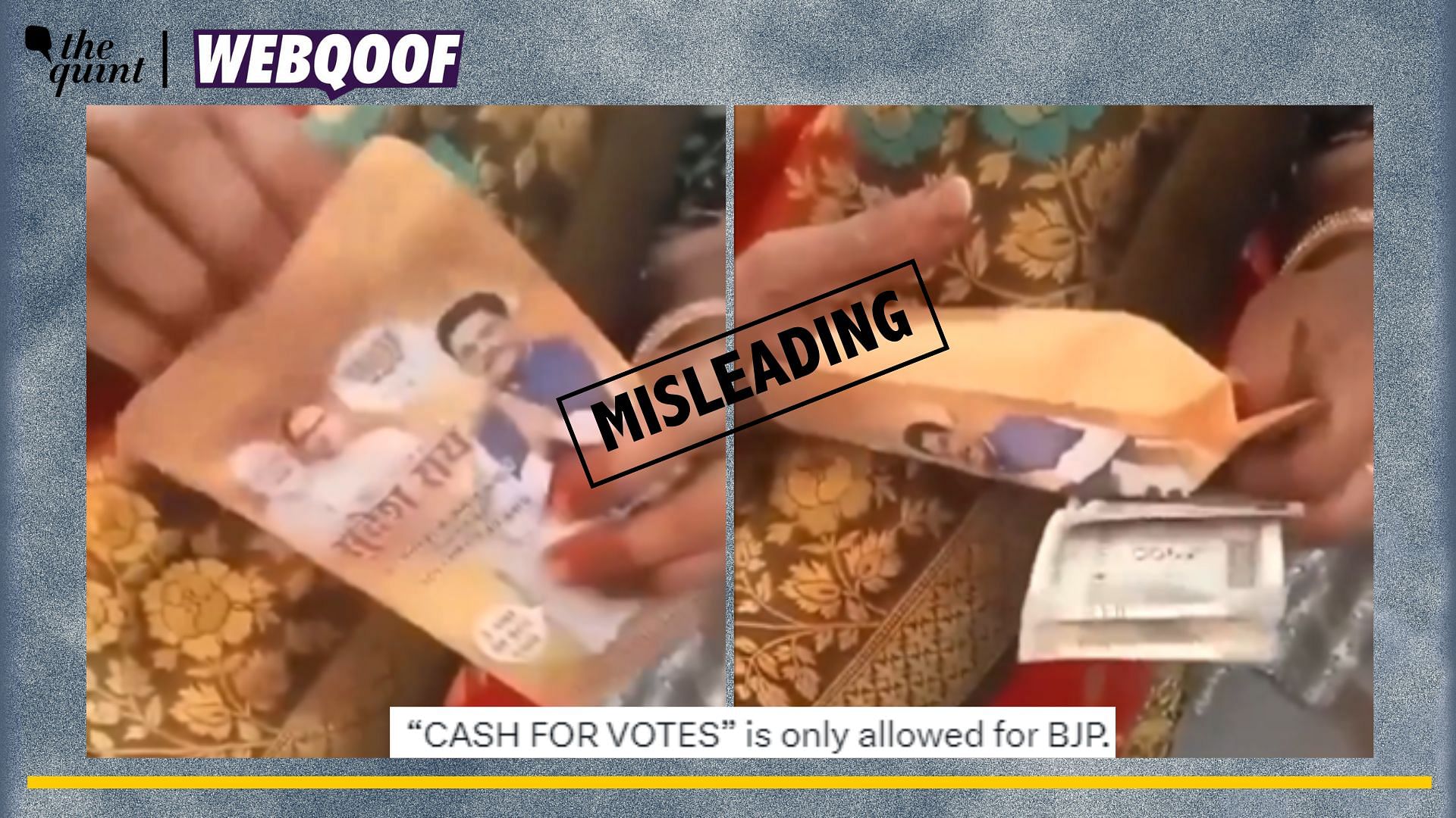 No, This Video Doesn’t Show BJP Giving ‘Cash for Votes’ in Lok Sabha Elections