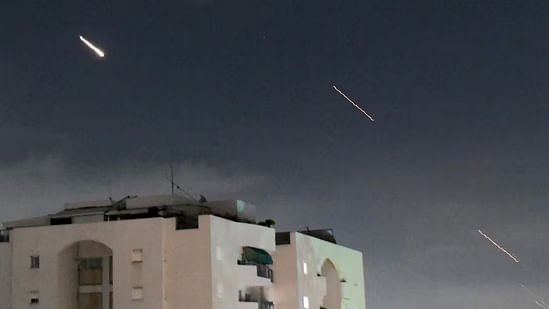 <div class="paragraphs"><p>Israeli Iron Dome air defense system launches to intercept missiles fired from Iran, in central Israel.&nbsp;</p></div>