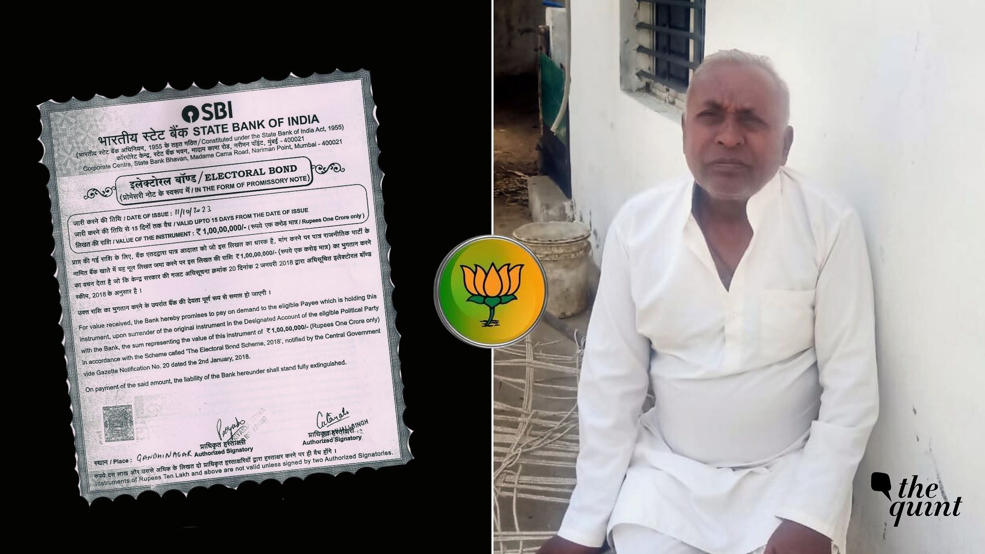 <div class="paragraphs"><p>Savakara Manvar, a Dalit farmer in Gujarat's Anjar city, has alleged that six members of his family were 'deceitfully tricked' purchasing electoral bonds citing it as an investment scheme.&nbsp;</p><p>The money was later encashed by BJP and Shiv Sena.</p></div>