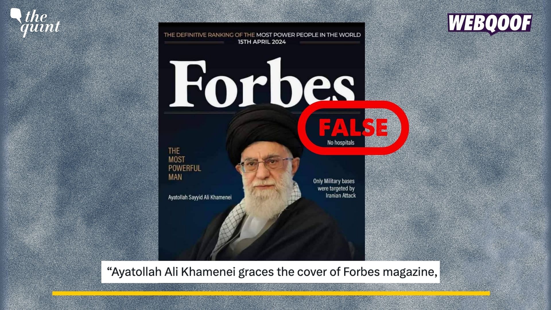 <div class="paragraphs"><p>Fact-Check: Khamenei did not feature on the cover. The image is fabricated.</p></div>