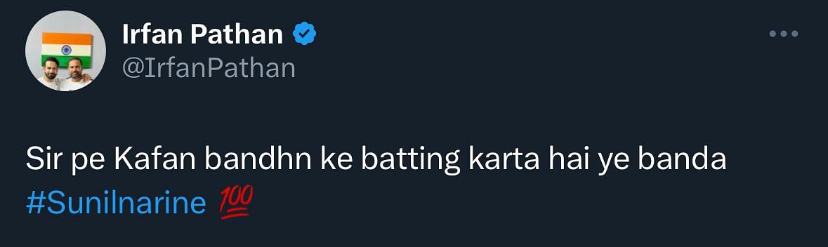IPL 2024 | Fans react to Sunil Narine's 49-ball century against Rajasthan Royals.