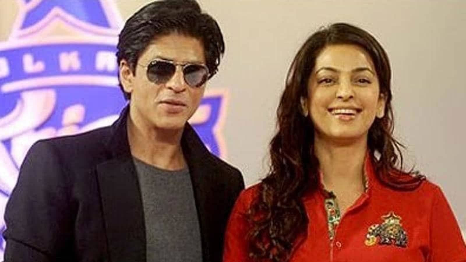 <div class="paragraphs"><p>Juhi Chawla and Shah Rukh Khan co-own the IPL team KKR.&nbsp;</p></div>