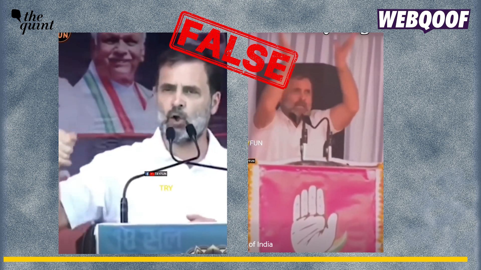 <div class="paragraphs"><p>Fact-check: Clearly, these videos of Congress leader Rahul Gandhi are clipped and are being shared out of context.</p></div>