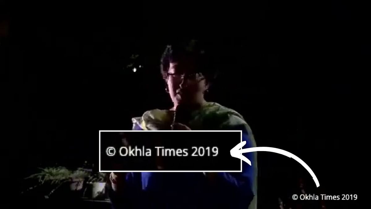 The video shows Atishi speaking at an event in April 2019 and has no connection to the 2024 Lok Sabha elections.