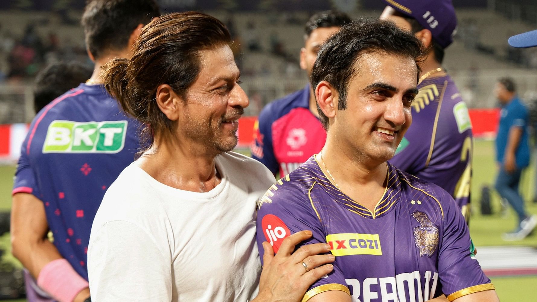 <div class="paragraphs"><p>IPL 2024:&nbsp;KKR co-owner Shah Rukh Khan came down in support of his team and said, "this seems to be God’s plan".</p></div>